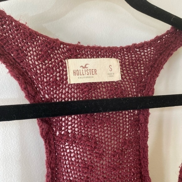 Hollister knit racer back style tank top Sz S - Picture 4 of 7